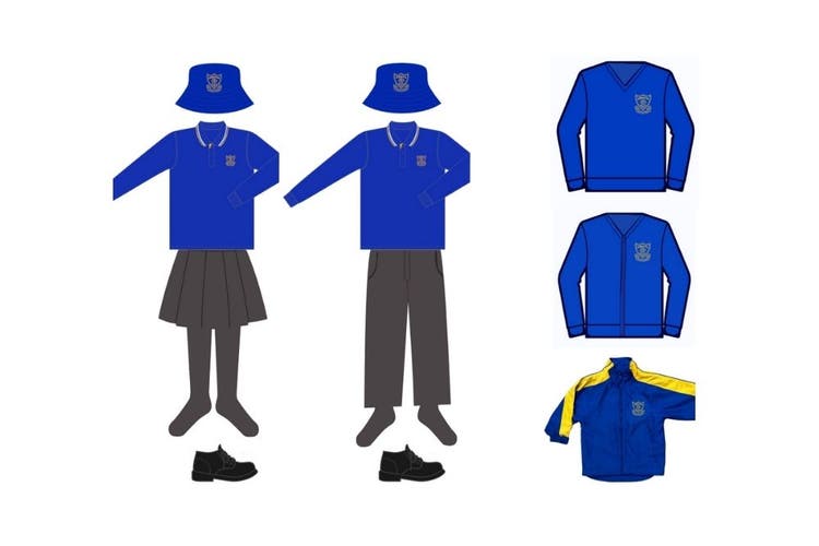 girls and boys winter uniform